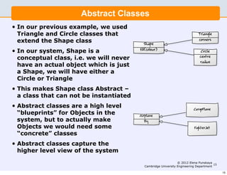 Lecture 2 Software Engineering and Design Object Oriented Programming ...