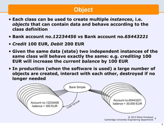 Lecture 2 Software Engineering and Design Object Oriented Programming ...