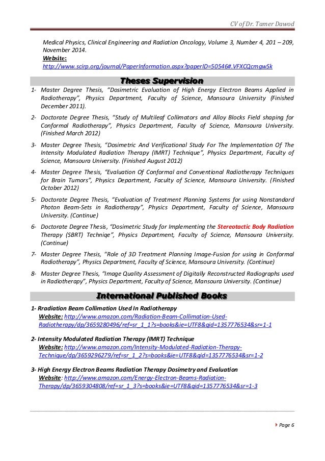 curriculum vitae