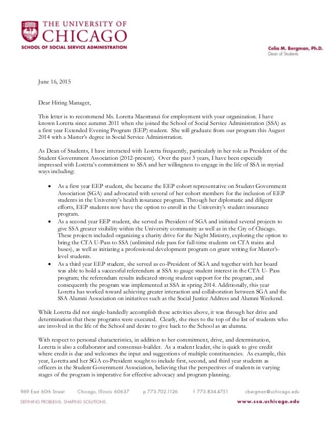 cb letter of recommendation government letter of recommendation