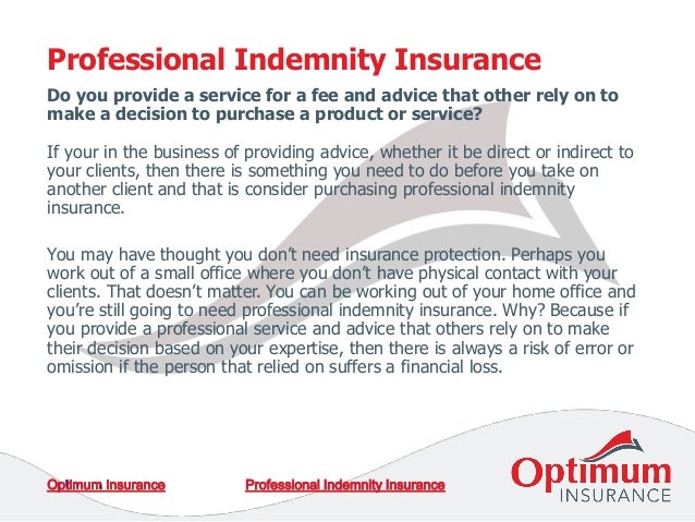 3 facts about pi insurance that you should know