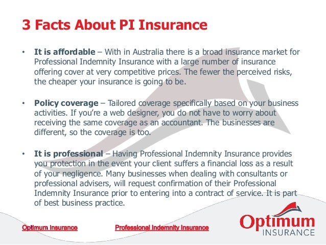 3 facts about pi insurance that you should know