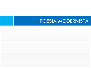 3 Série Literatura Modernismo, PDF, Poesia