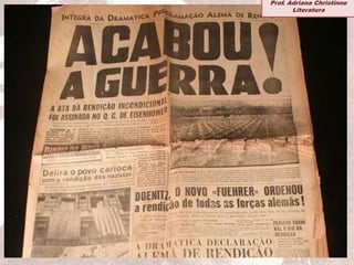 Prof. Adriana Christinne
Literatura
 