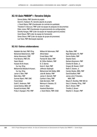 Pmbok 5a edição