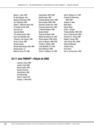 Pmbok 5a edição