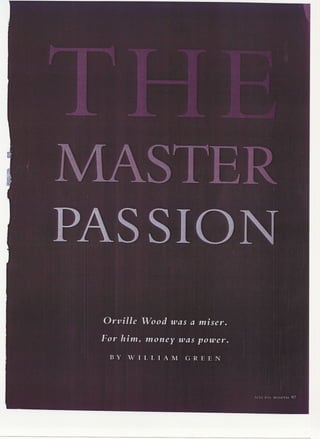 The Master Passion
