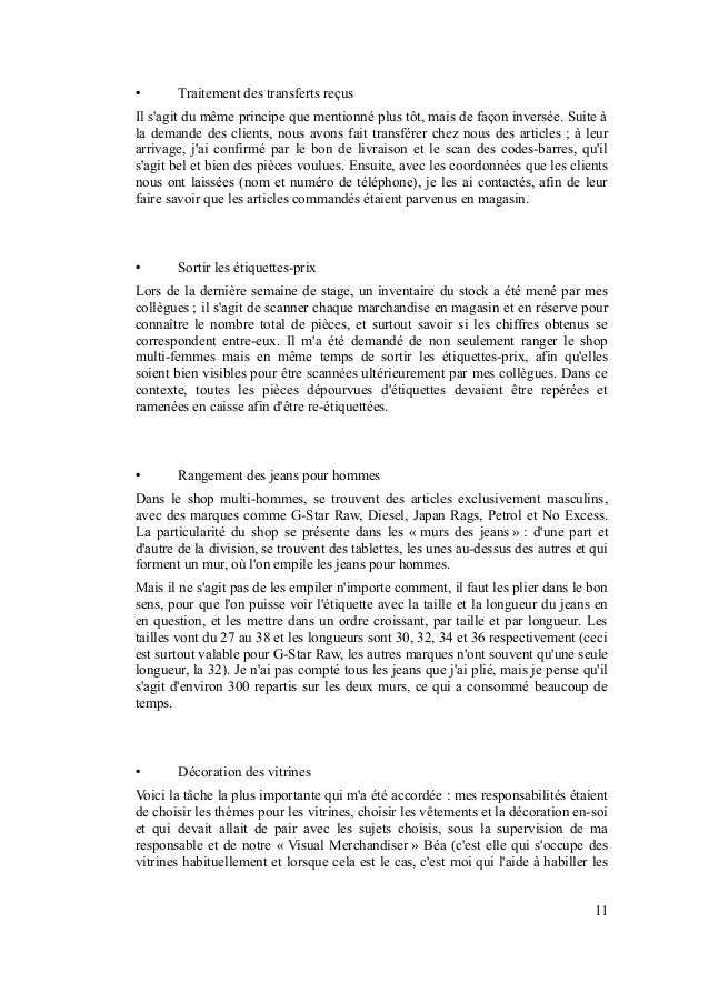 Rapport De Stage Complet
