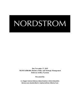 Lv Nordstrom Chicago  Natural Resource Department