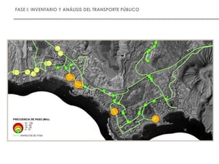 FASE I: INVENTARIO Y ANÁLISIS DEL TRANSPORTE PÚBLICO
 
