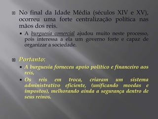 Formação dos Estados Absolutistas