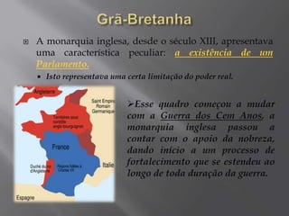 Guerra entre Castela e PortugalIniciou-se uma guerra entre Castela e Portugal, que foi vencida pelos portugueses, com a ajuda dos ingleses (levados à guerra, principalmente, por causa das relações comerciais estabelecidas com os mercadores de Portugal).Terminava a dinastia de Borgonha.A nova família real, a dinastia de Avis, além de receber amplo apoio dos mercadores portugueses, passava a governar um Estado centralizado e bem administrado. E foram esses os mais importantes fatores que possibilitariam, no século seguinte, a expansão econômica portuguesa através dos mares. 