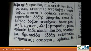 DOCENTE: Barbra Zavala Solimano
 