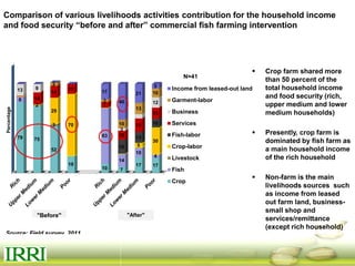 Dynamics of gender equity and household food security in rice-based farming systems