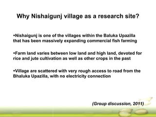 Dynamics of gender equity and household food security in rice-based farming systems
