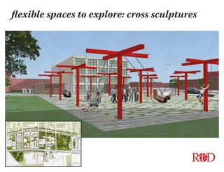 flexible spaces to explore: cross sculptures
R D&
AN INNOVATIVE COMMUNITY
 