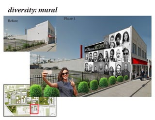 diversity: mural
Before
Phase 1
 