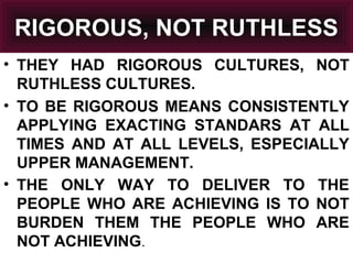 To Be Rigorous 3 first who...then what | PPT