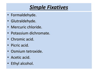 3 Fixation and fixatives all about the fil | PPT