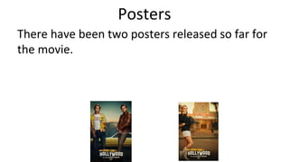 Posters
There have been two posters released so far for
the movie.
 