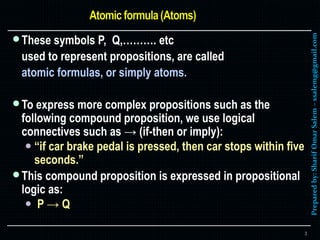 Propositional Formula Examples #3 formal methods – propositional logic | PPTX