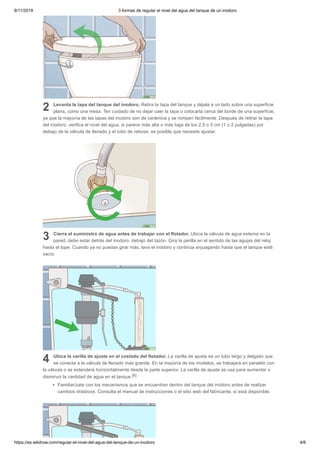 3 formas de regular el nivel del agua del tanque de un inodoro