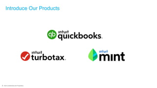 5 Intuit Confidential and Proprietary
Introduce Our Products
 