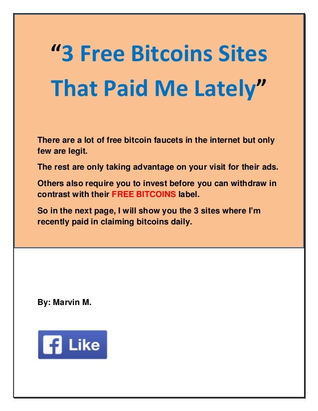 3 Free Bitcoins Sites That Paid Me Lately - 