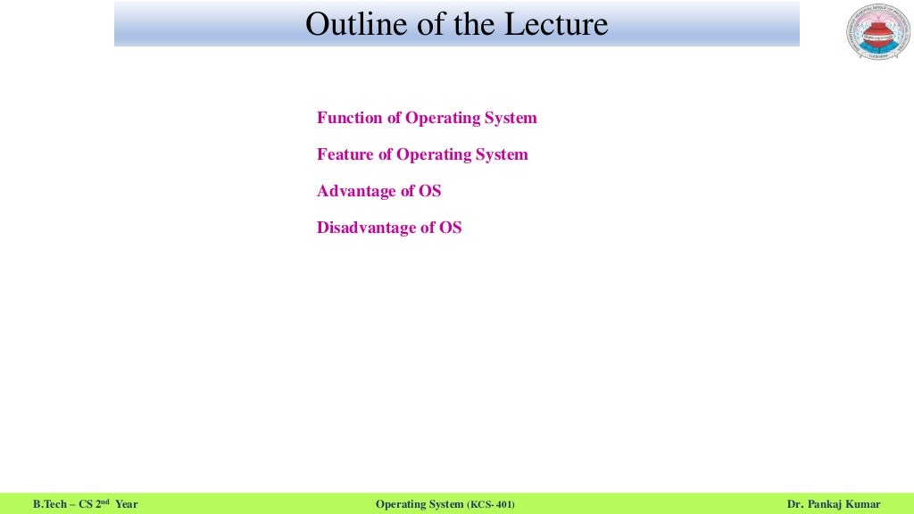 Function of Operating System | PPT