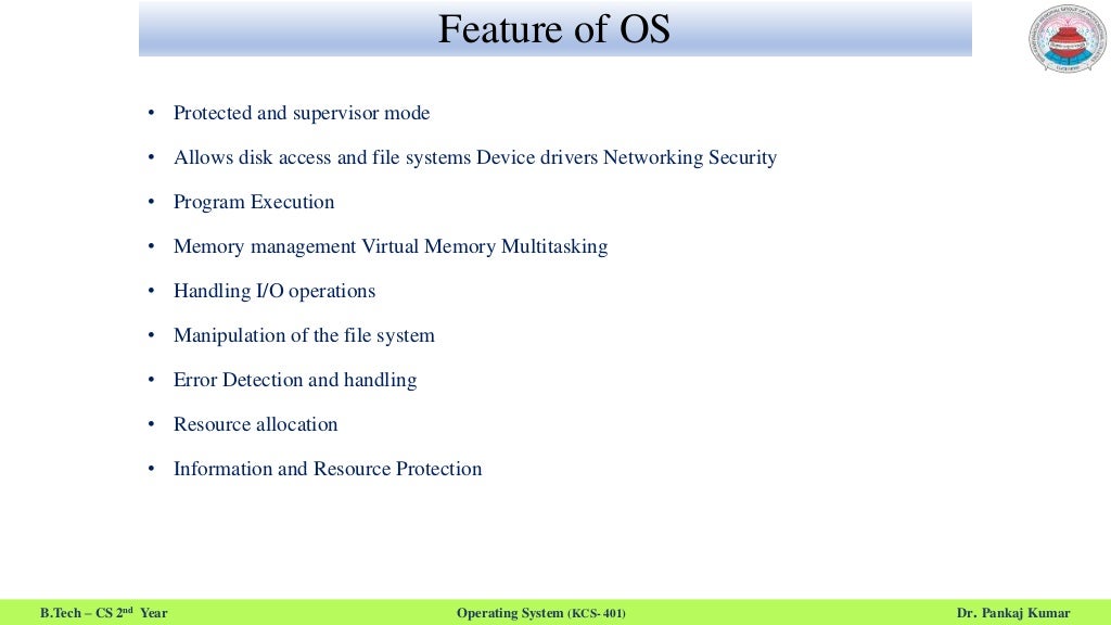 Function of Operating System | PPT