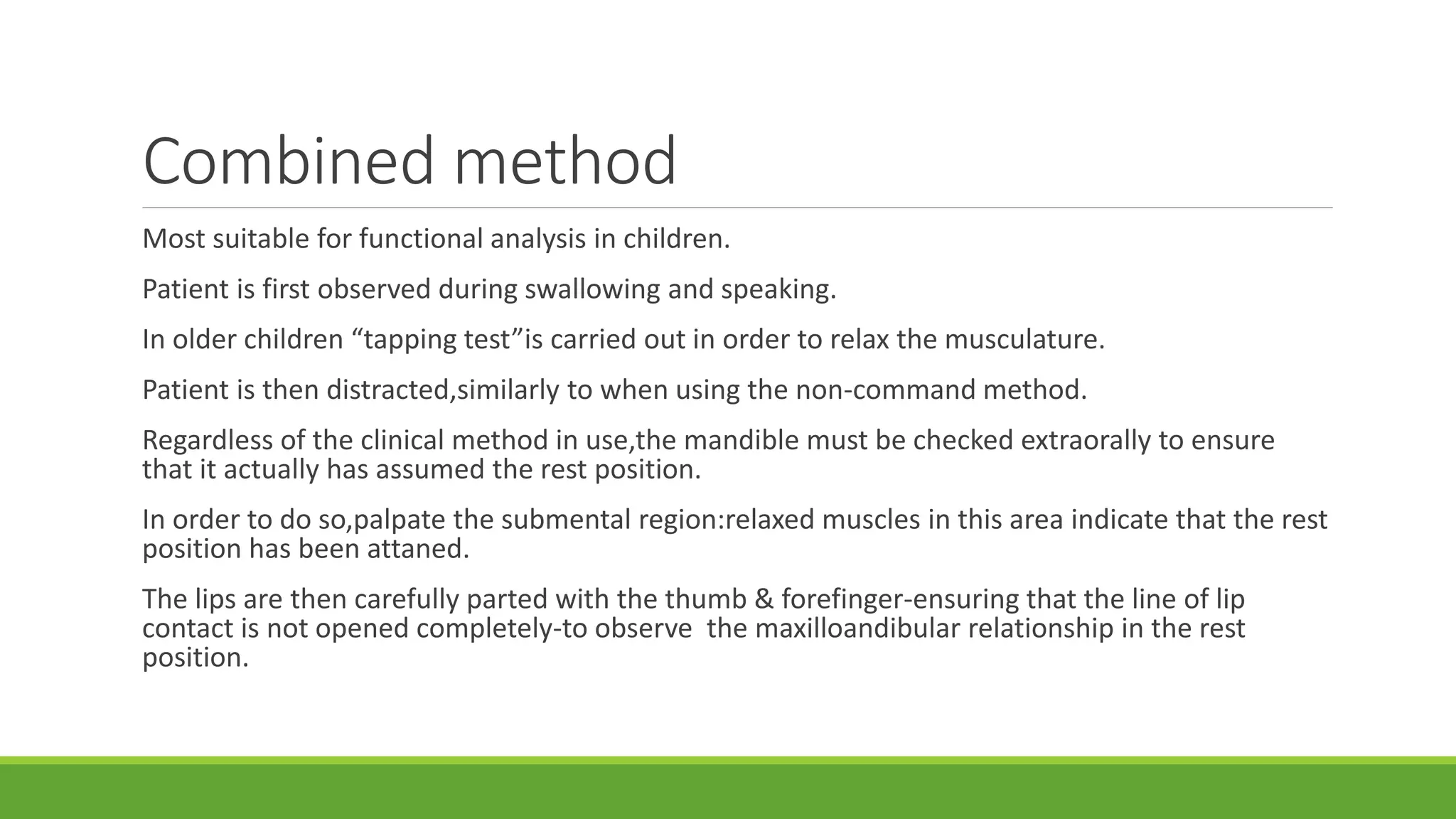 functional examination | PPTX
