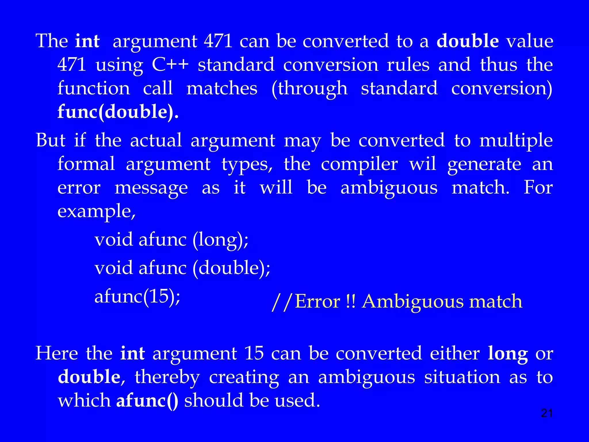 3 Function Overloading | PPT