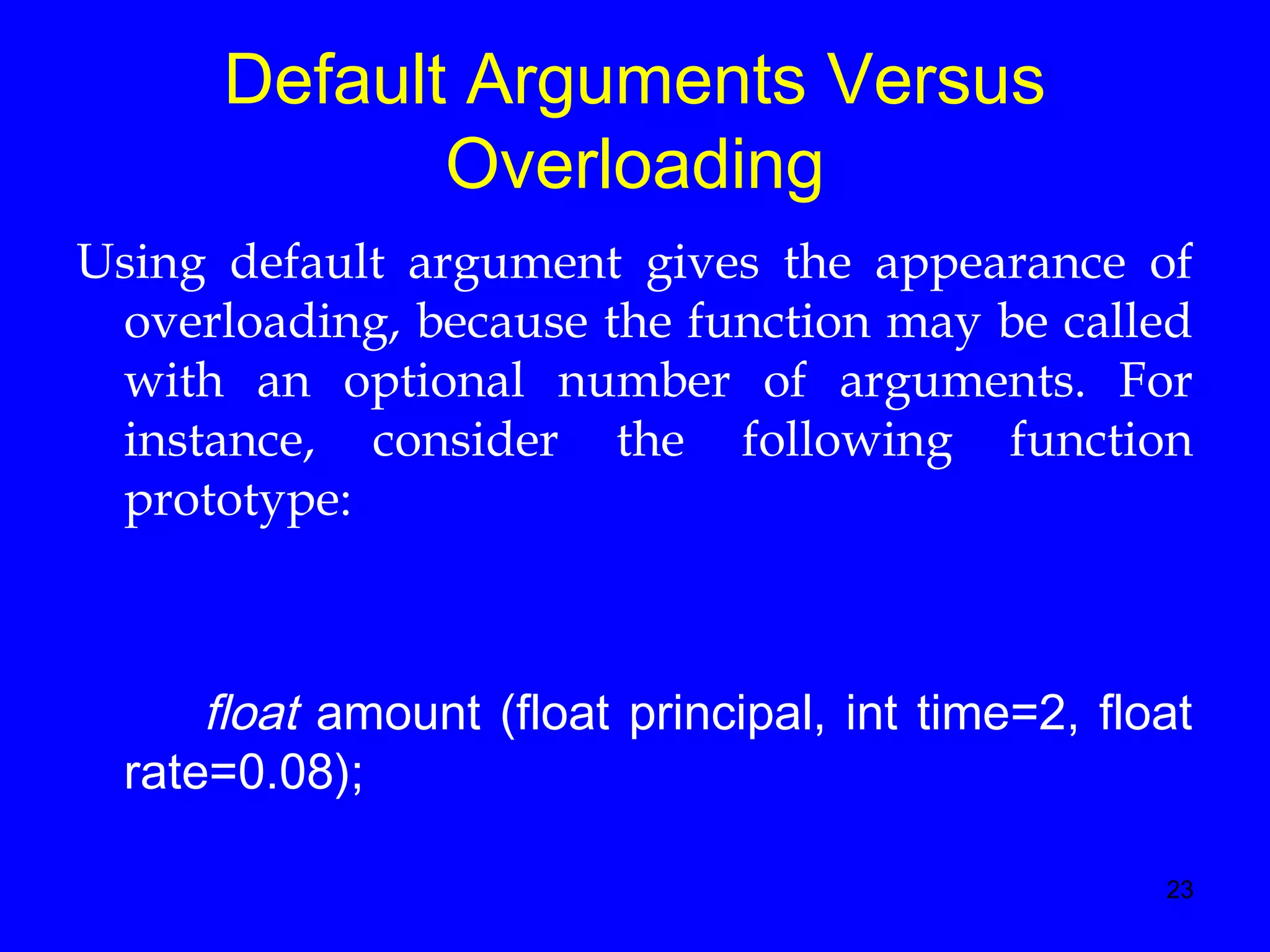 3 Function Overloading | PPT