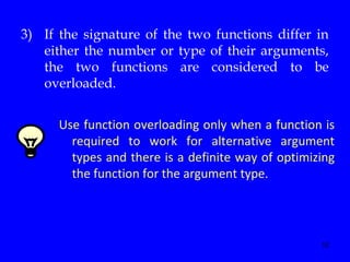 3 Function Overloading | PPT