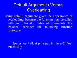 3 Function Overloading | PPT