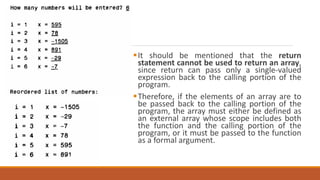 Comprehensive Guide to Functions, Arrays, and Pointers in C Programming ...