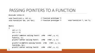 Comprehensive Guide to Functions, Arrays, and Pointers in C Programming ...