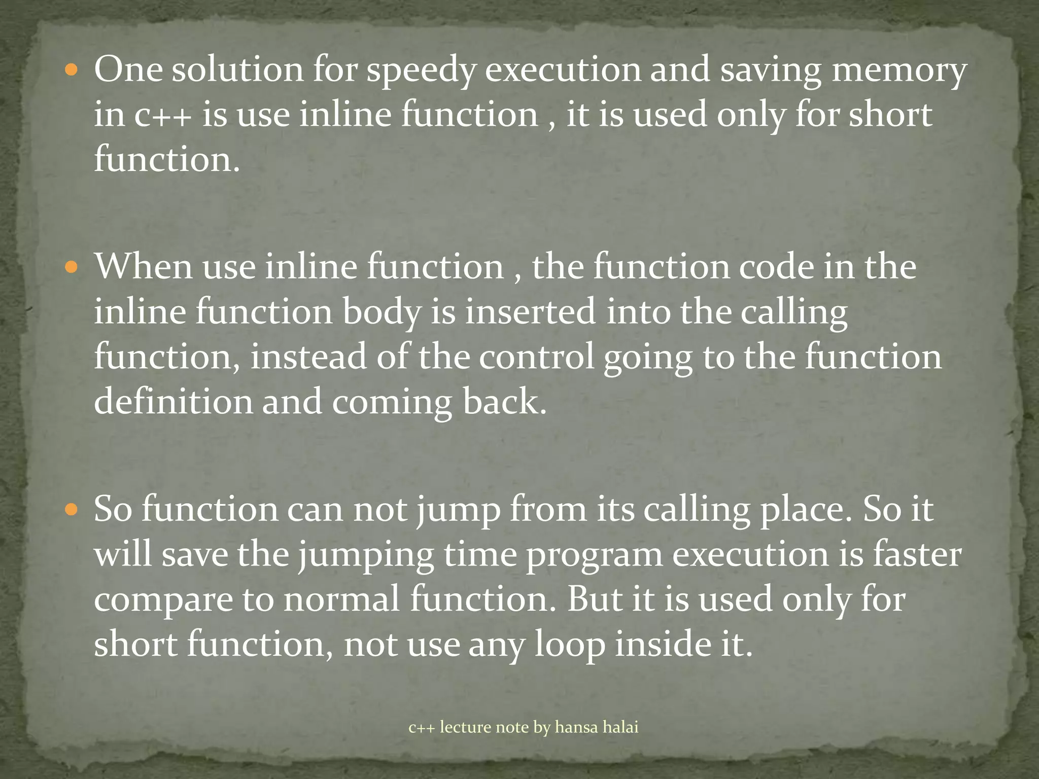 Functions in c++ | PPT