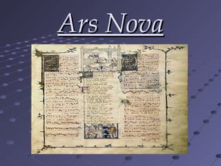 Ars Nova
 