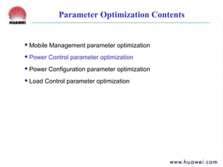 3 g huawei-wcdma-rno-parameters-optimization