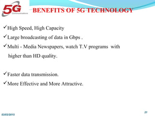 1g,2g,3g,4g and 5g | PPT
