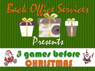 Back Office Services

 