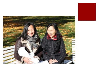 3 generationer med elin palmblad
