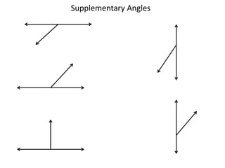 Supplementary Angles
 