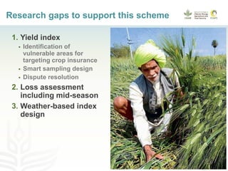 Getting farmers insured: progress and gaps