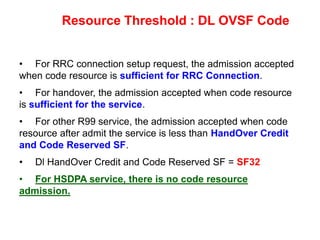 Ovsf Code 3G Huawei RAN Resource Monitoring and management.ppt
