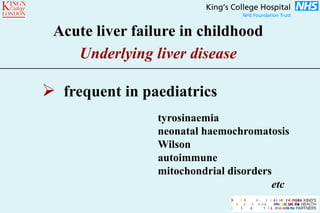 Acute Liver Failure in Children | PDF