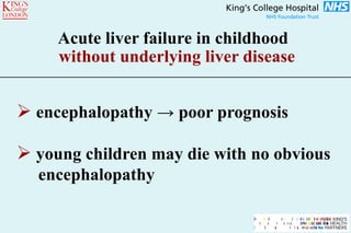 Acute Liver Failure in Children | PDF