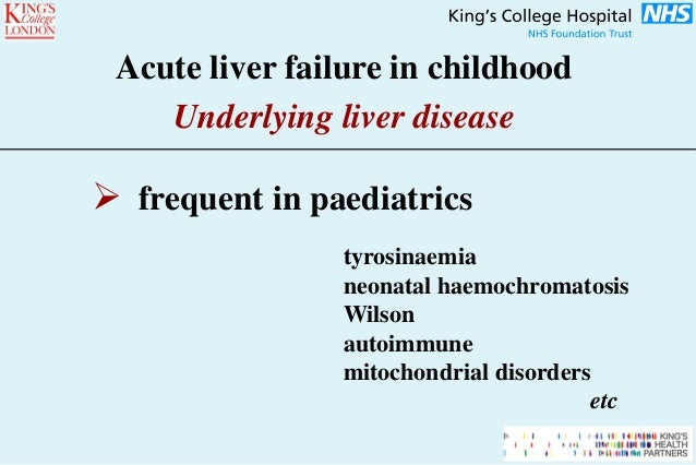 Acute Liver Failure in Children