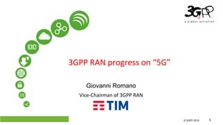 3GPP RAN progress on “5G” | PDF